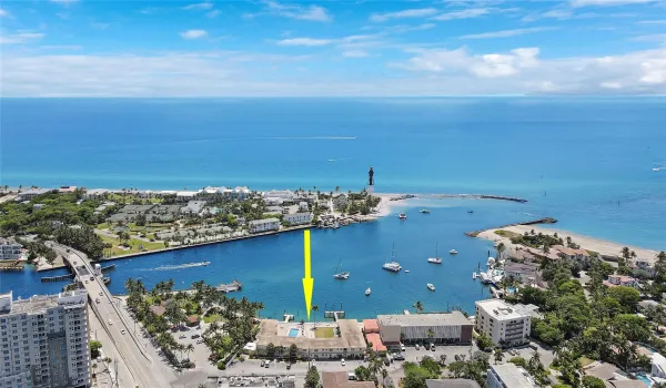 Hillsboro Shores Executive Club is located directly on the Wahoo Bay & Hillsboro Inlet in Pompano Beach, Florida.