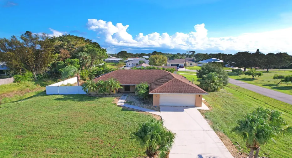 Large property next to park