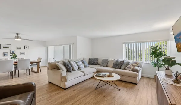 Living and dining room