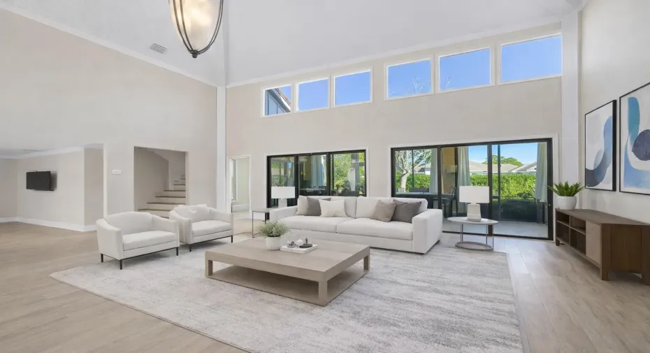 Staged Living Room