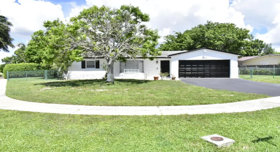 Front Exterior-corner lot