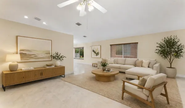 Staged Living Area