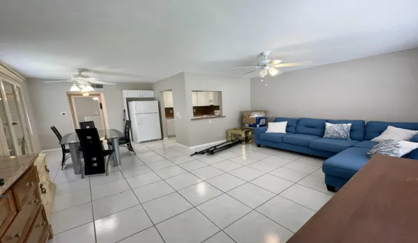 CORNER 1/1.5 In 55+ Century Village! Updated Kitchen. Updates to Baths. Neutral Tile Flooring Throughout. Central AC