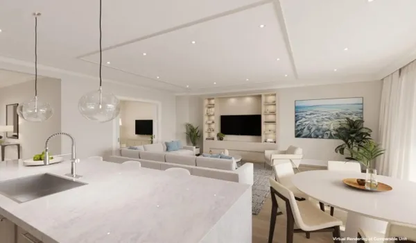 Kitchen Rendering of Comparable Unit