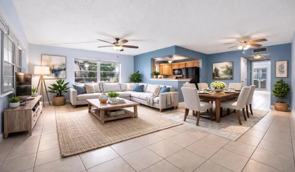 spacious and bright!