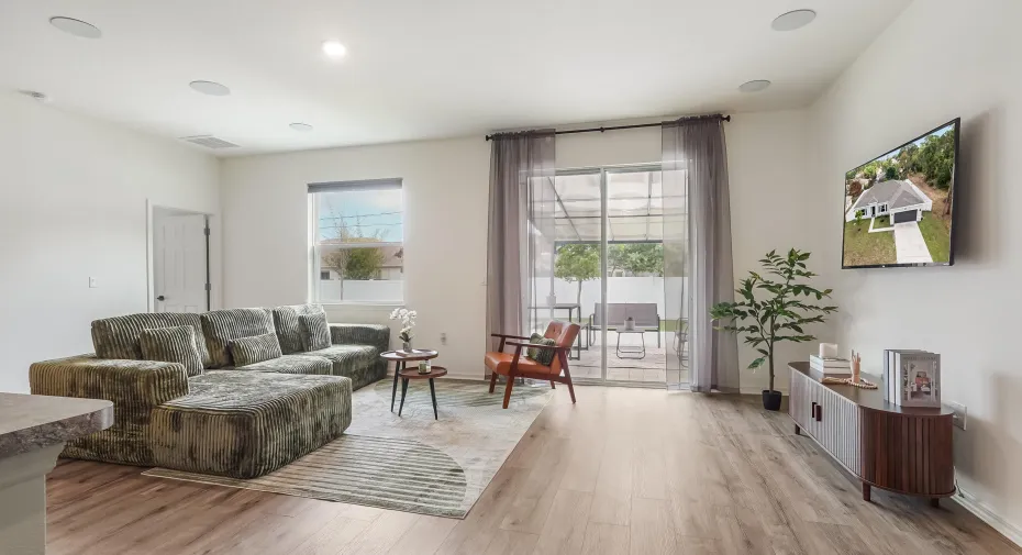 open living room