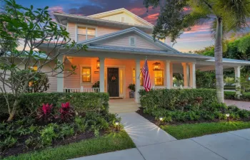 Twilight Front Elevation