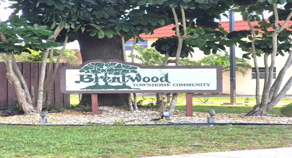 Community sign entrance