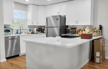 Kitchen View from Living Room