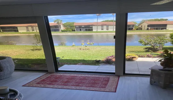 VIEW FROM LANAI TO LAKE