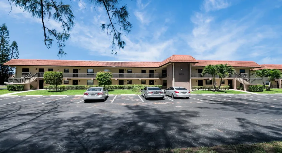 Front with assigned parking