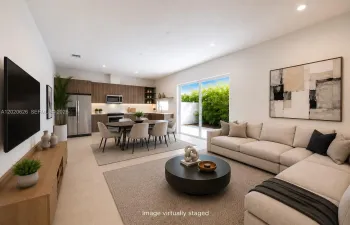 Virtually staged social area