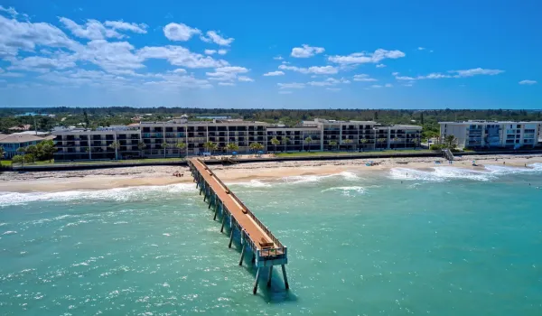 Private Pier & Back of the Condo