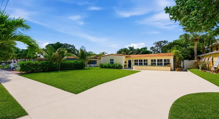 Grass staged to show potential