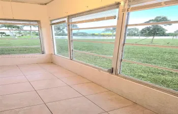Porch with lake view