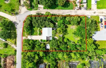 Almost one acre with subdivision potential