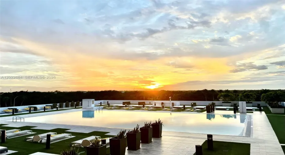 Balcony view/Sunset