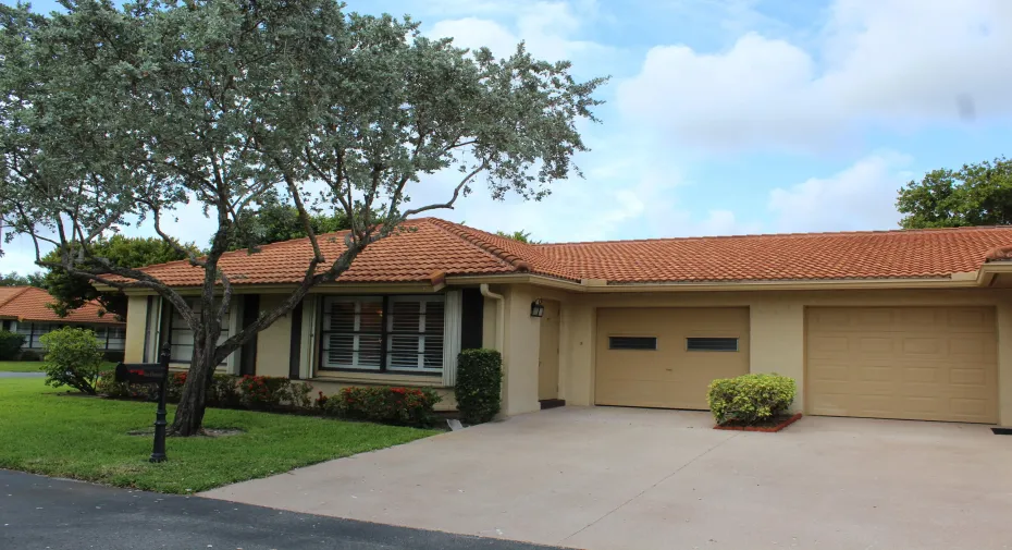 Front of Villa