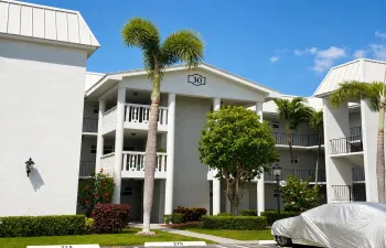 Front of building
