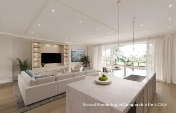 Kitchen Rendering of Comparable Unit