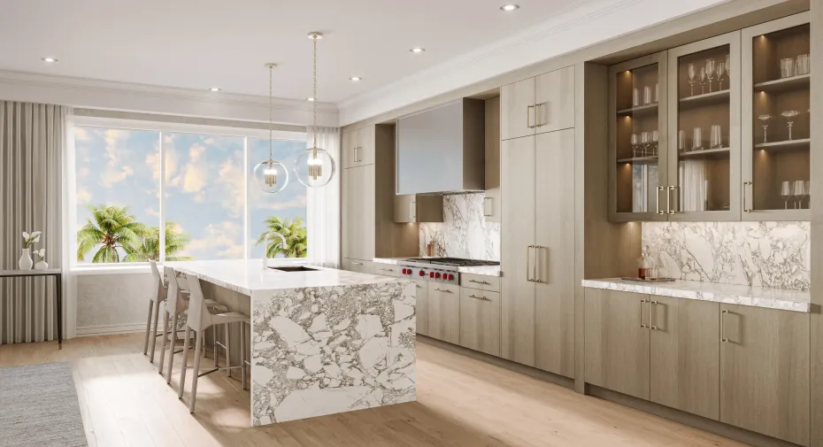 Caretta Kitchen Rendering