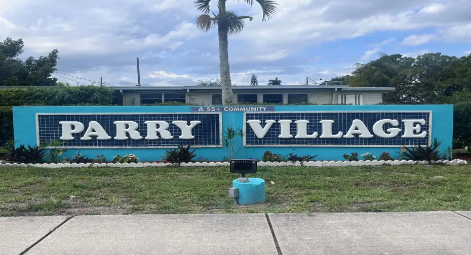 Parry village sign