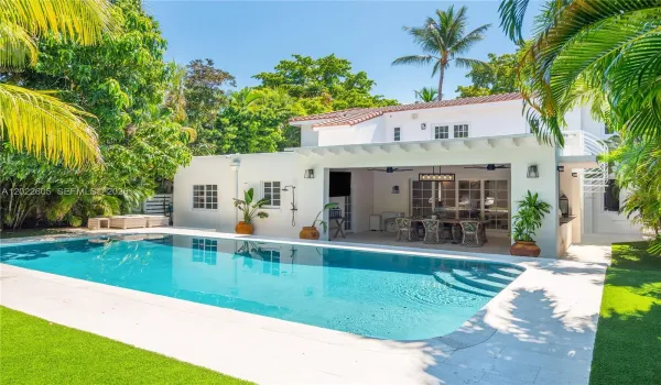 Private & serene backyard. Gated & recently renovated residence on prestigious Pine Tree Drive.