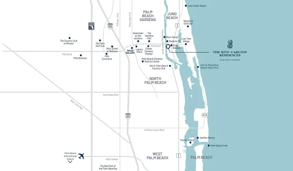 The Ritz-Carlton Location Map