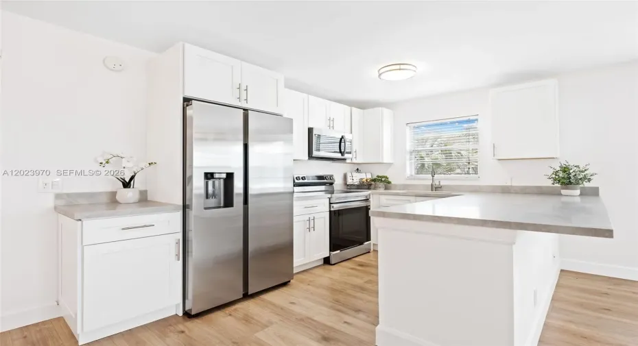 Renovated, Modern Kitchen