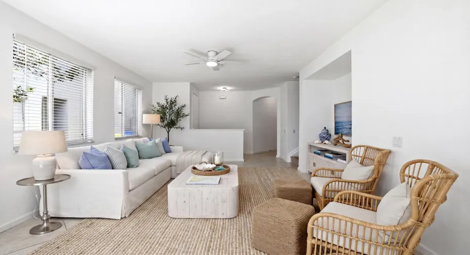 Living Room Virtually Staged