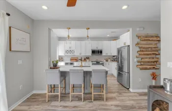 Remodeled Kitchen with wine/beer fridge