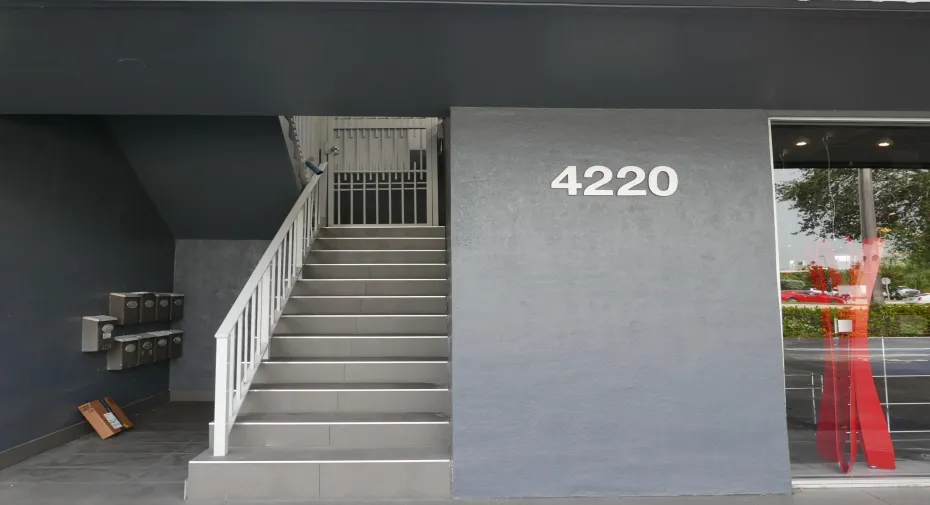 Apartment is upstairs of Italkraft