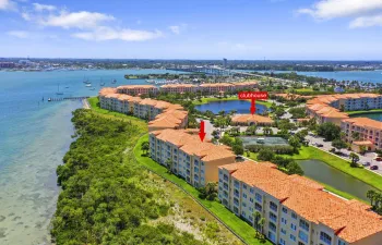 End unit, top floor condo within a very short walk to clubhouse and pool.