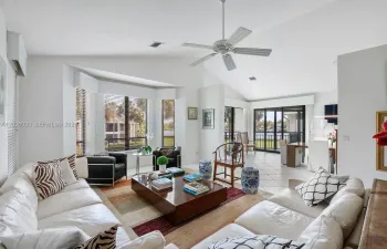 Living Room with Water Views
