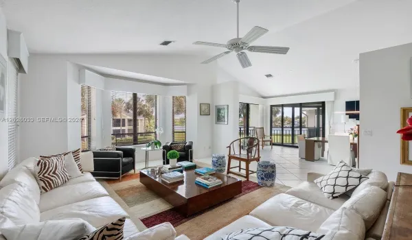 Living Room with Water Views