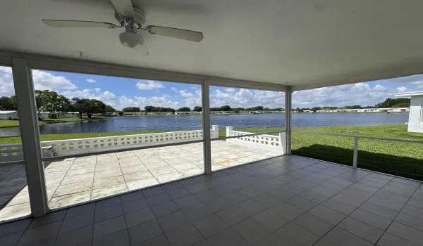 Beautiful, tranquil waterfront property with double patios to enjoy view