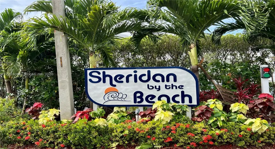 Sheridan by the Beach, a gated community located on Sheridan Street a few blocks east of US1/Federal Highway