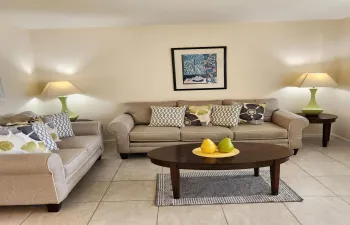 Living Room w/plenty of natural light.