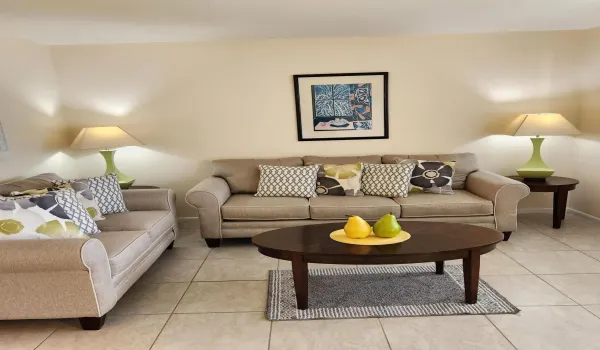 Living Room w/plenty of natural light.