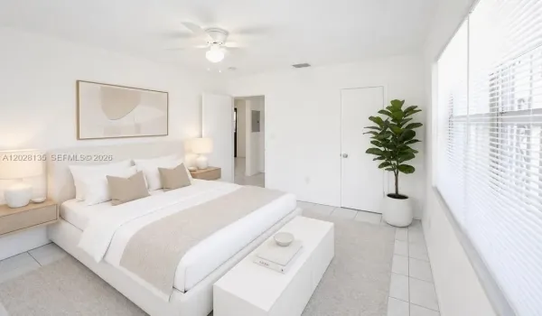 Virtually Staged Bedroom (Corner)