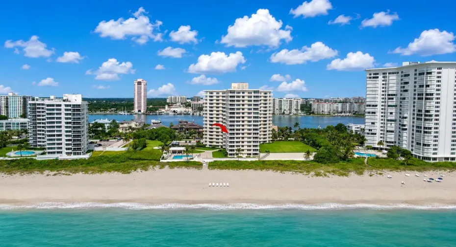 Lake Boca and Ocean