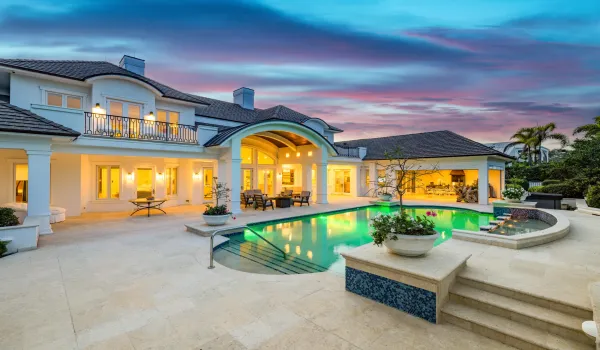 Rear Exterior Twilight
