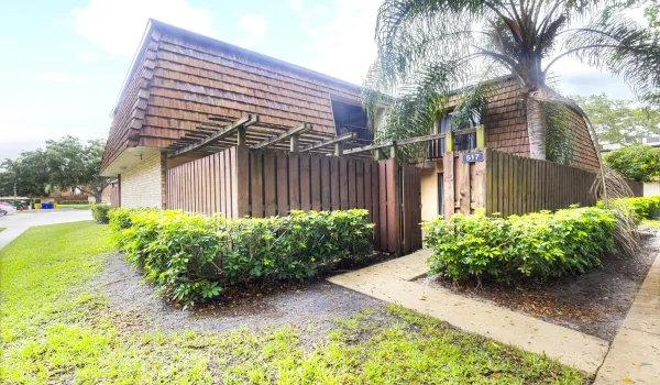 Entrance to your gated court yard.