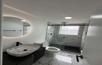 CUSTOM STONE SHOWER AND SINK