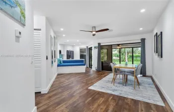 Dining living kitchen