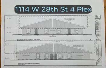 1114 W 28 ST - Front Elevation