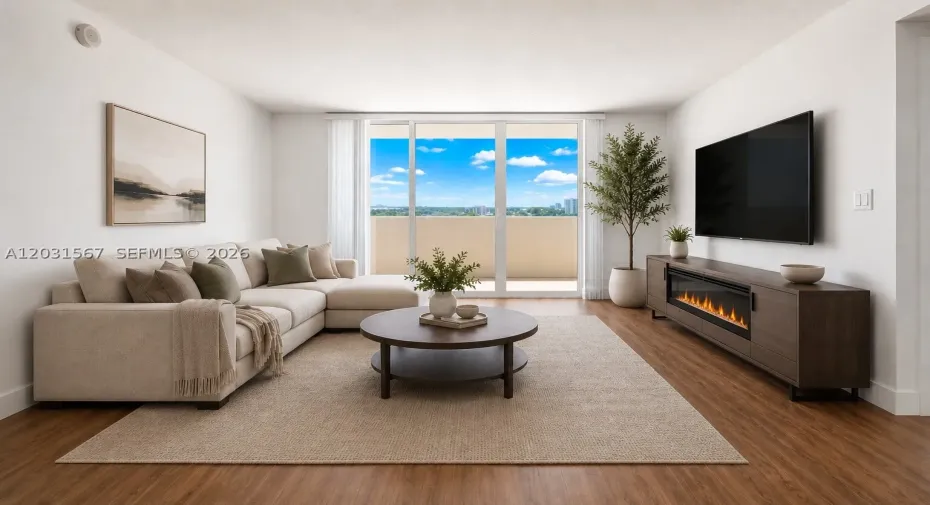 Staged Living Room