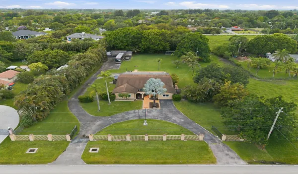Front of home aerial view