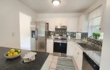 Kitchen virtual staged