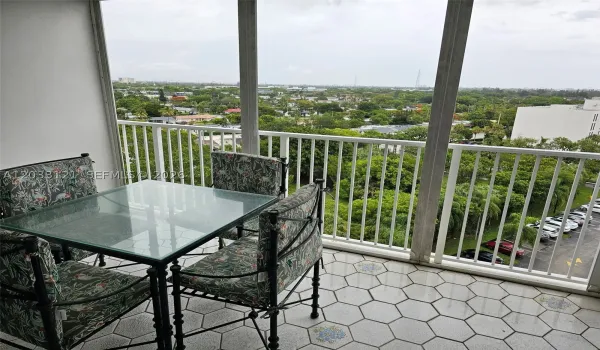Balcony City view